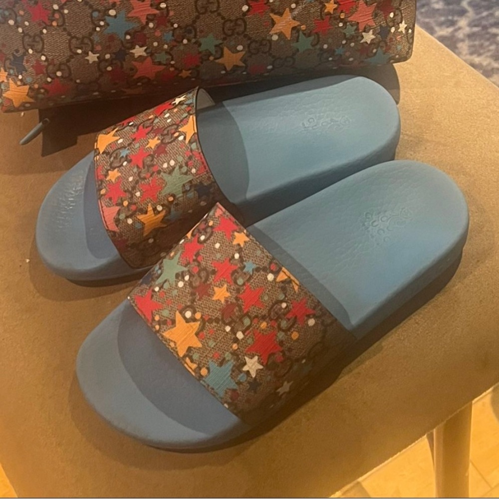 Authentic Kids Gucci Slides